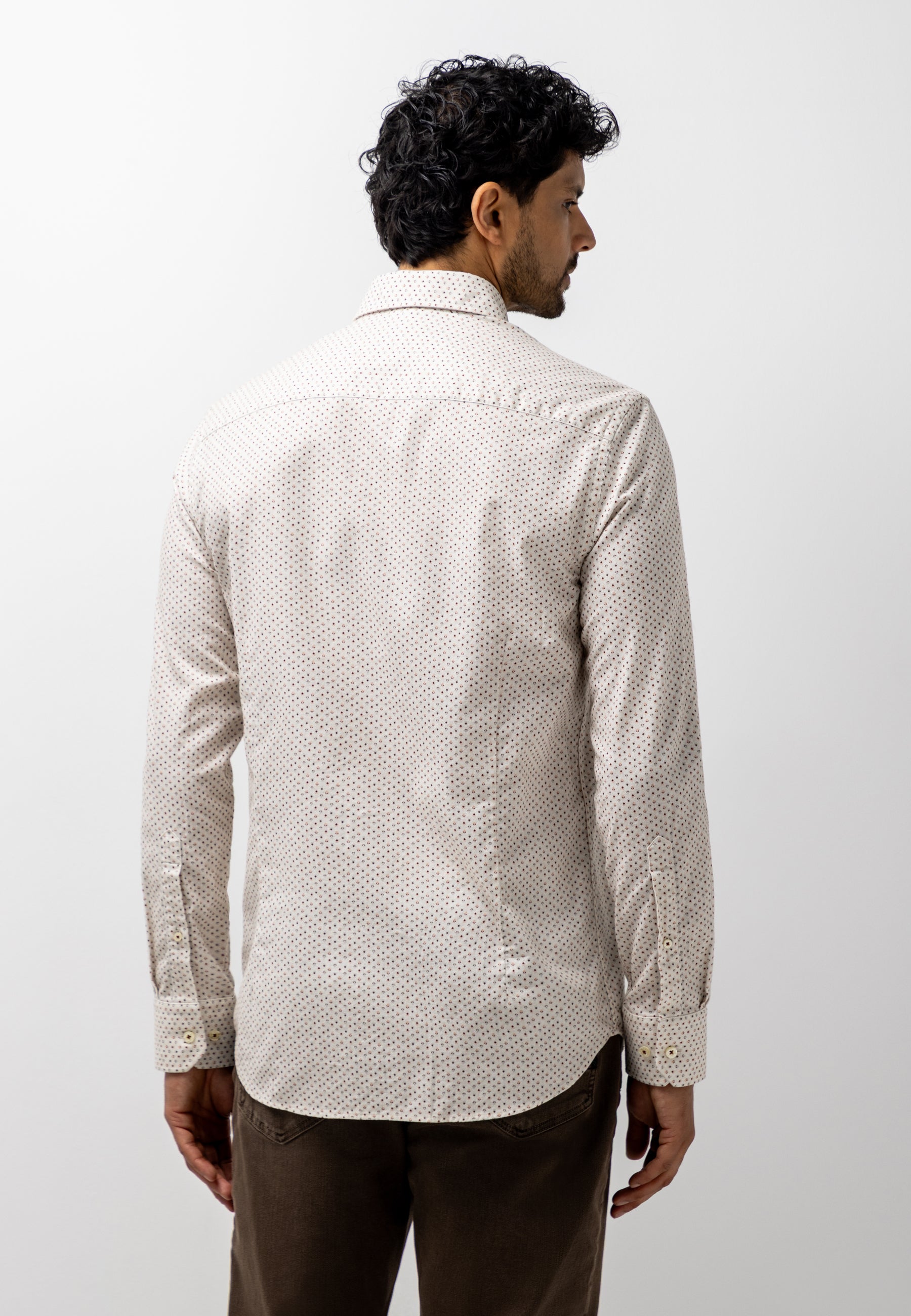 Shirt with graphic all-over print