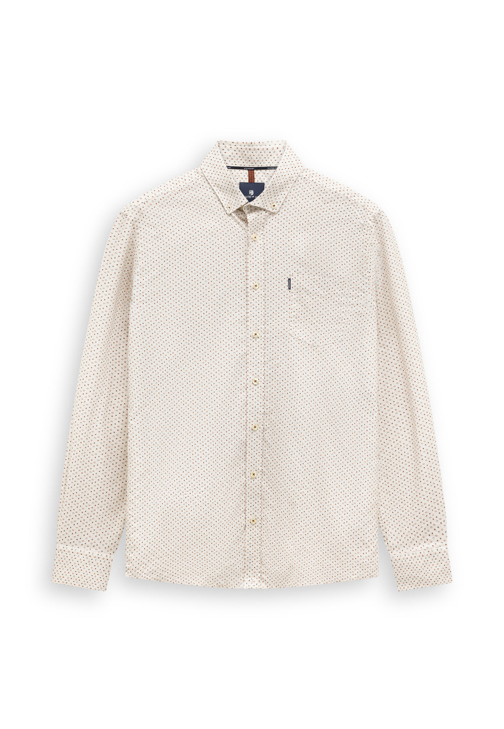 Chemise avec imprimé graphique intégral