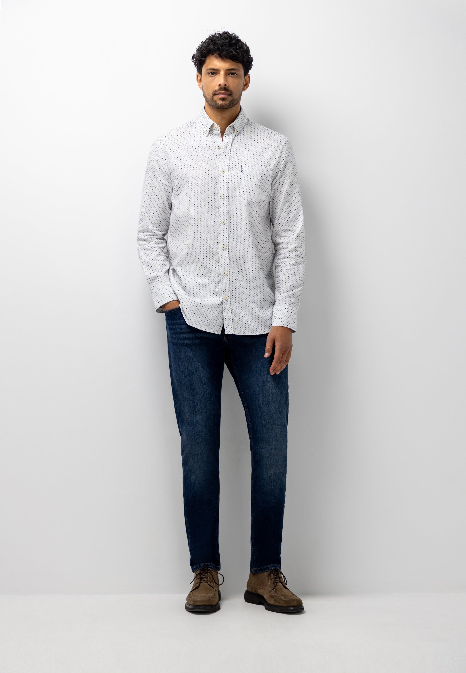 Shirt with graphic all-over print