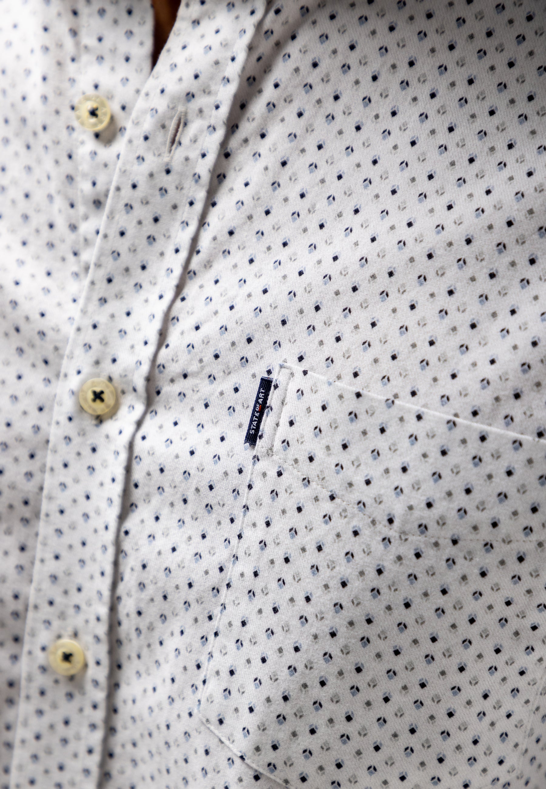 Shirt with graphic all-over print