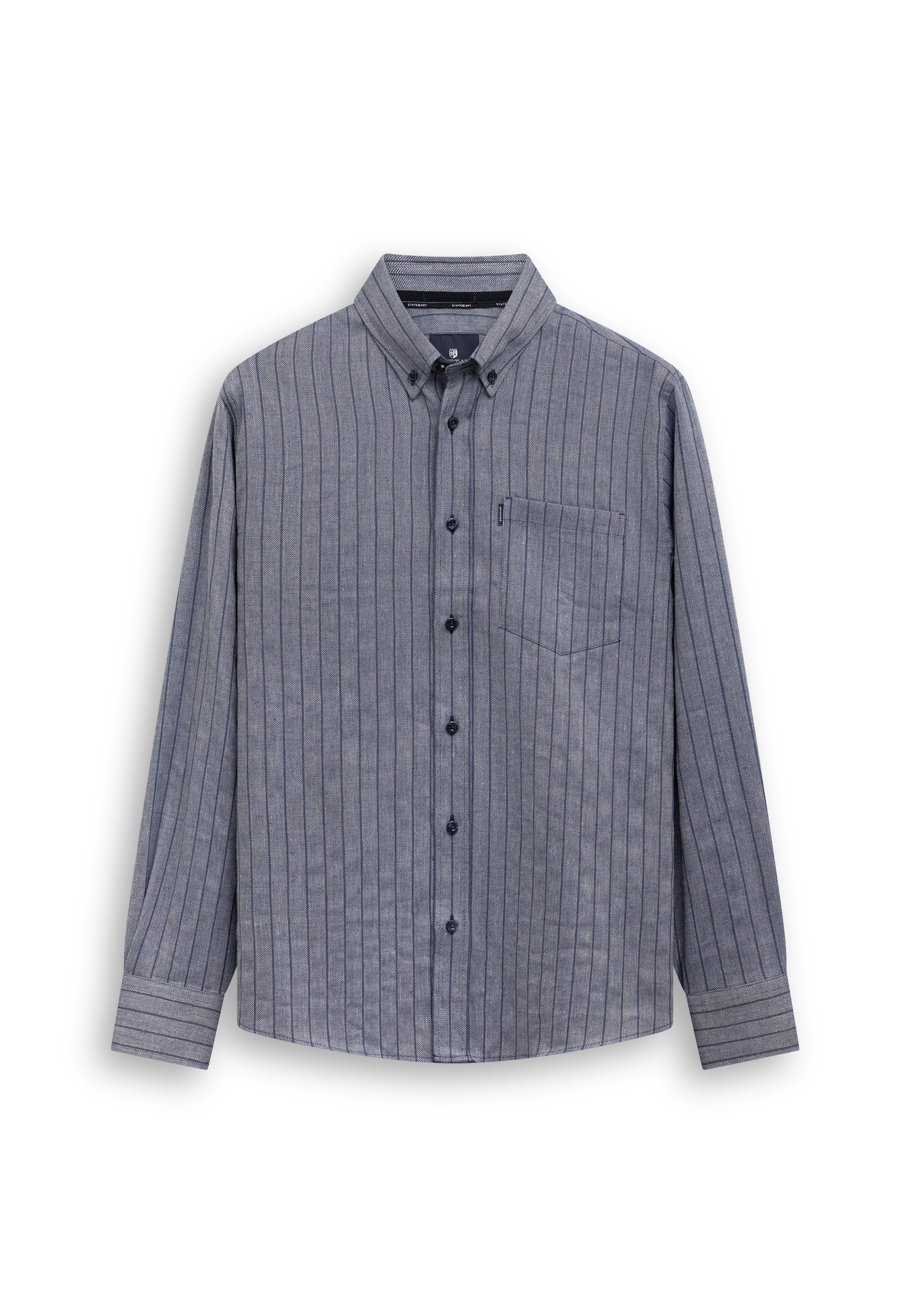 Shirt with striped pattern