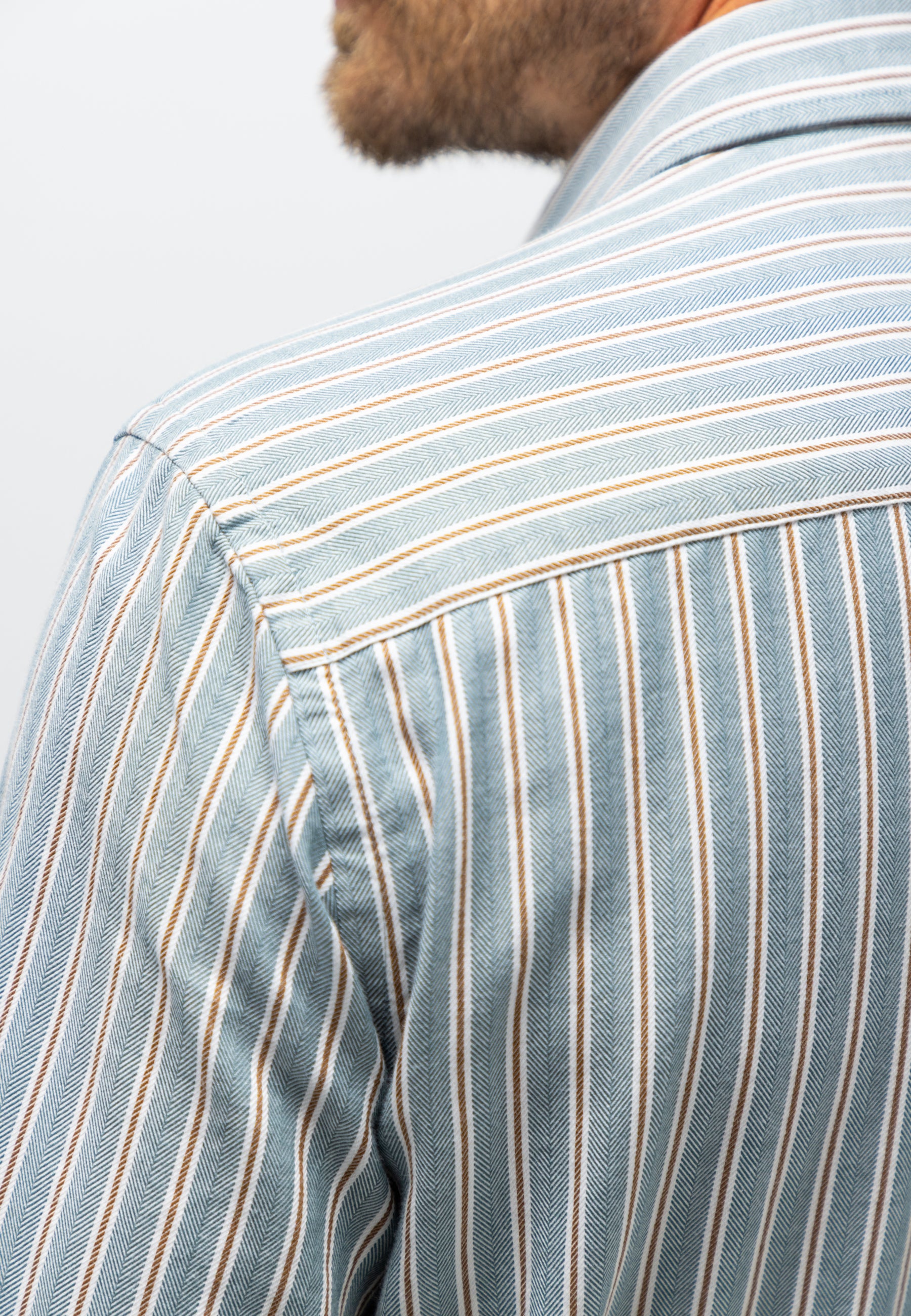 Shirt with striped design