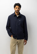 Overshirt met drukknoopsluiting