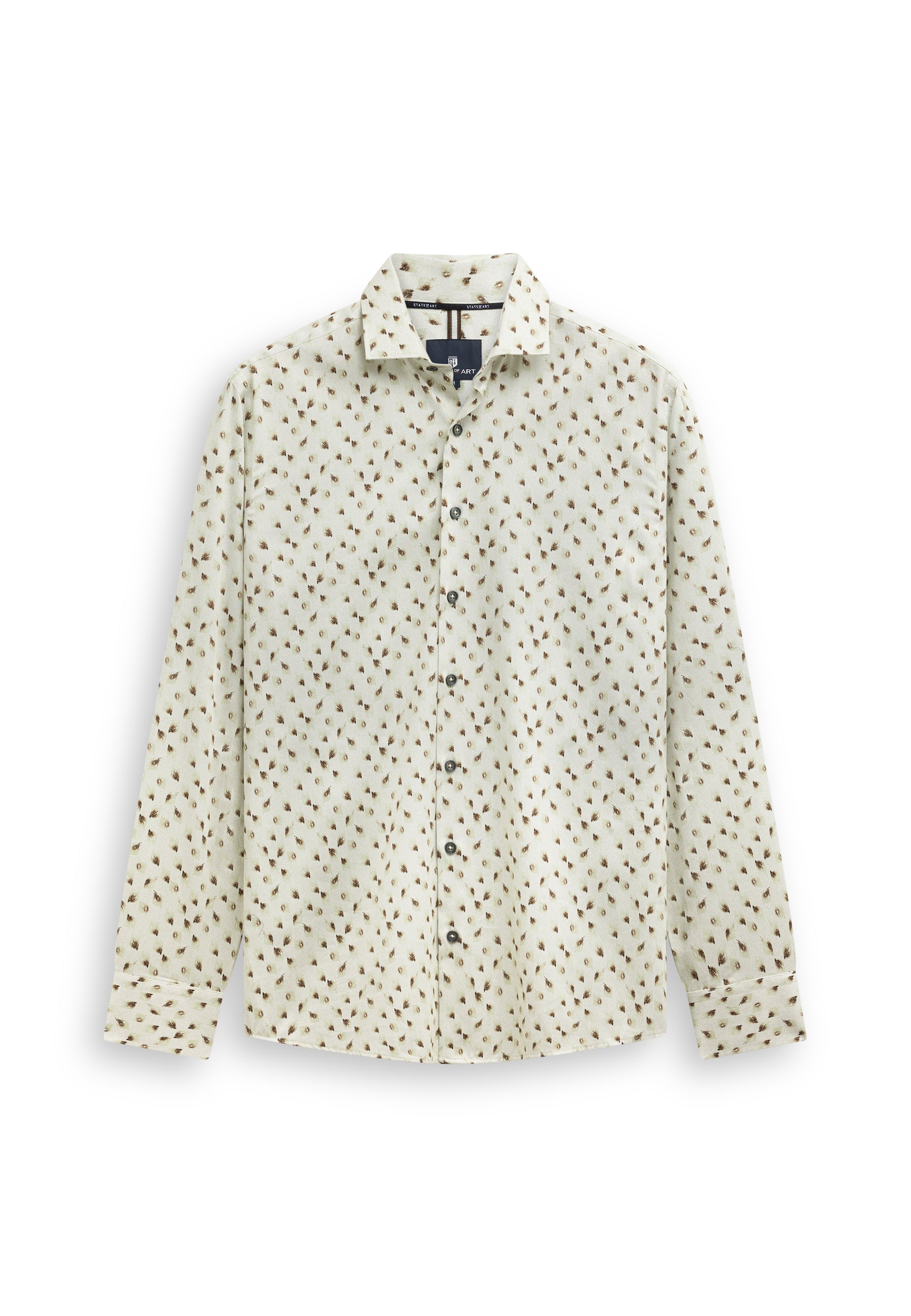 Chemise à imprimé intégral satiné