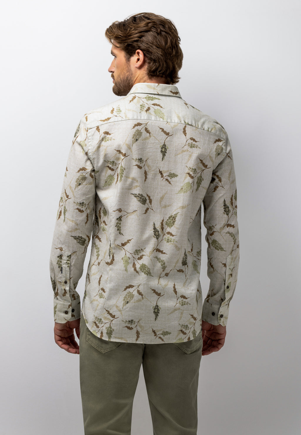 Overhemd met botanische print