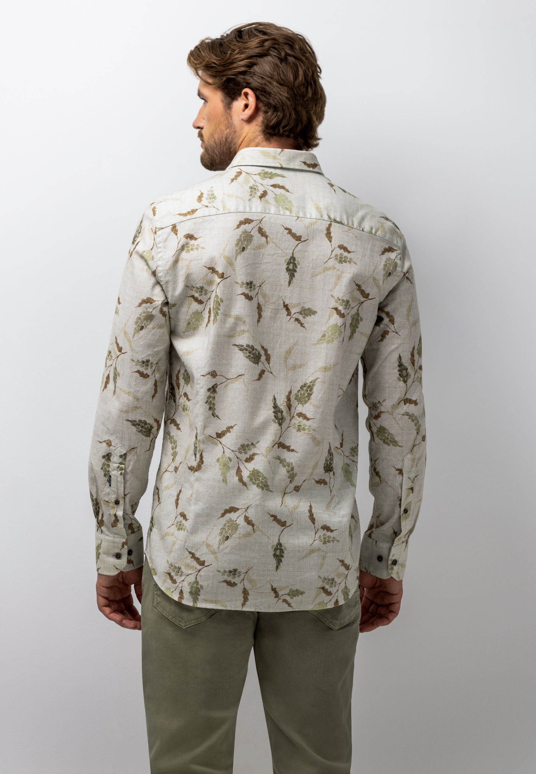 Overhemd met botanische print