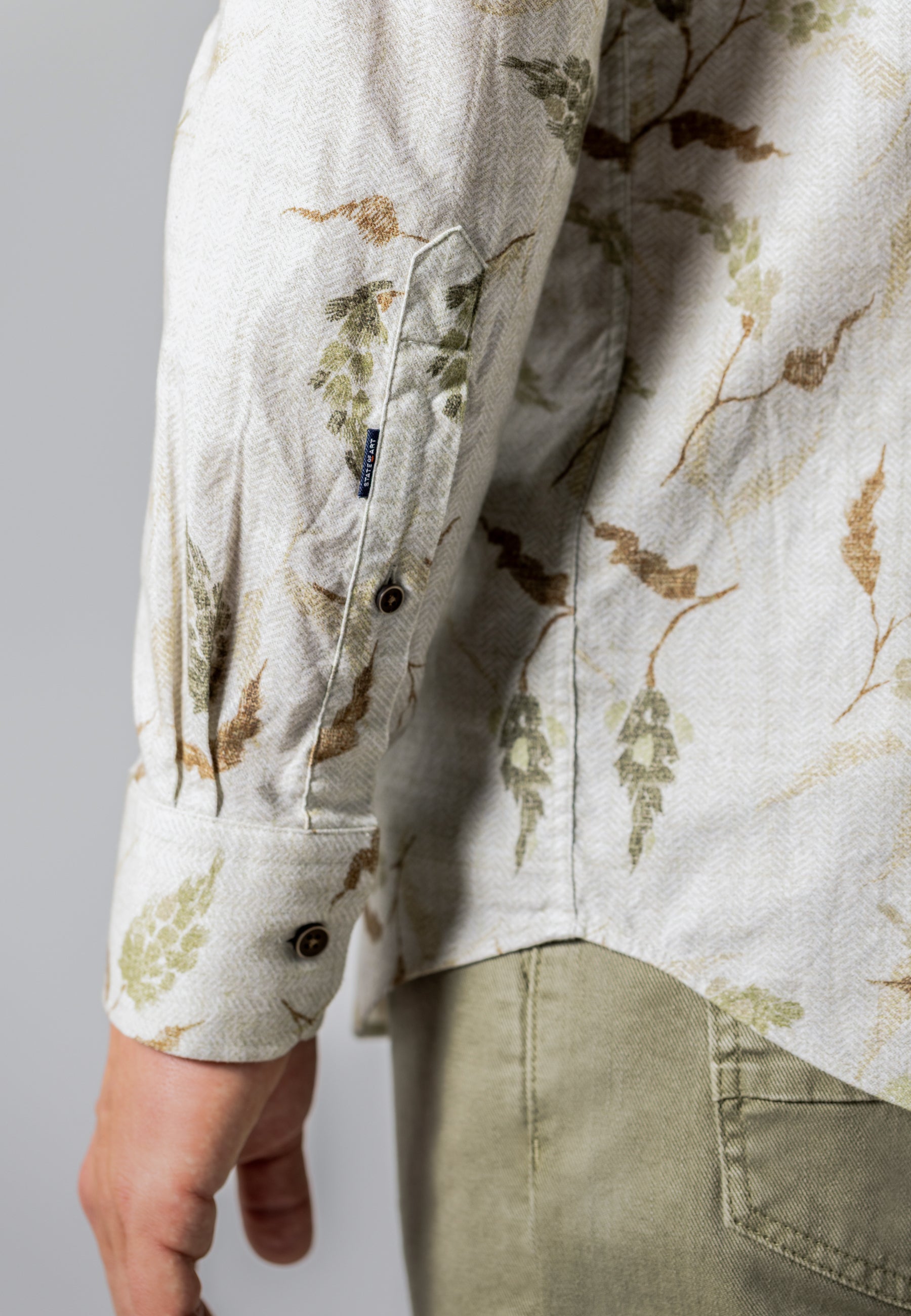 Overhemd met botanische print