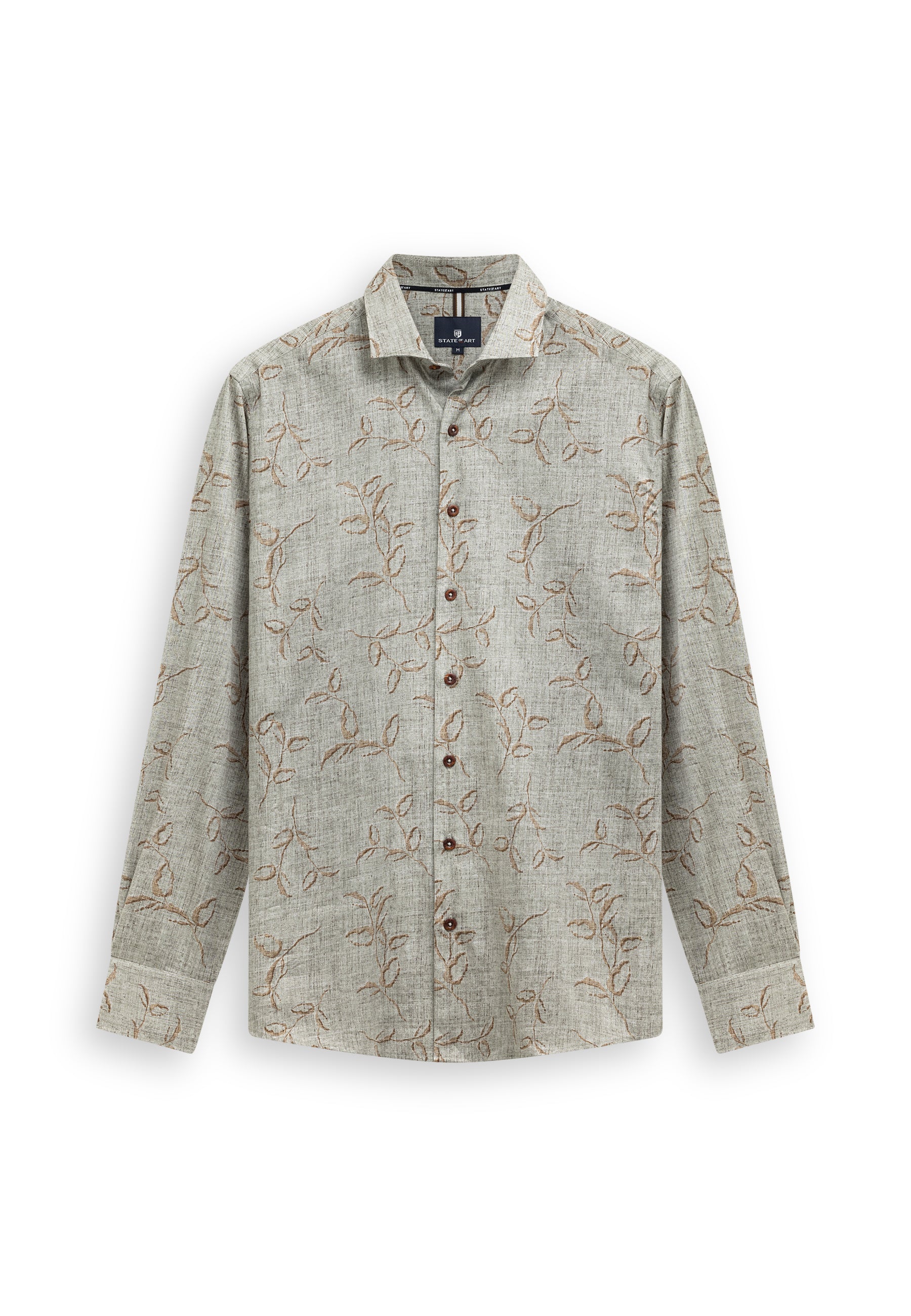 Stretch shirt with organic cotton