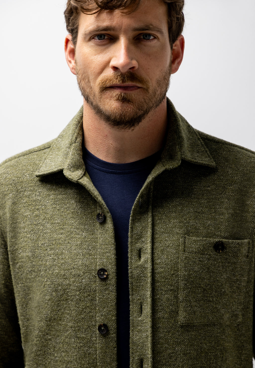 Overshirt met borstzak