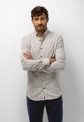 Chemise rayée en coton biologique