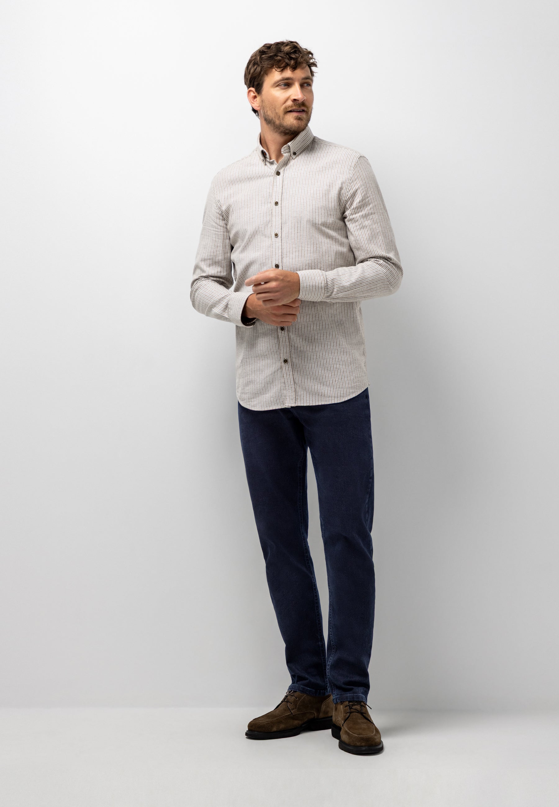 Striped shirt with organic cotton