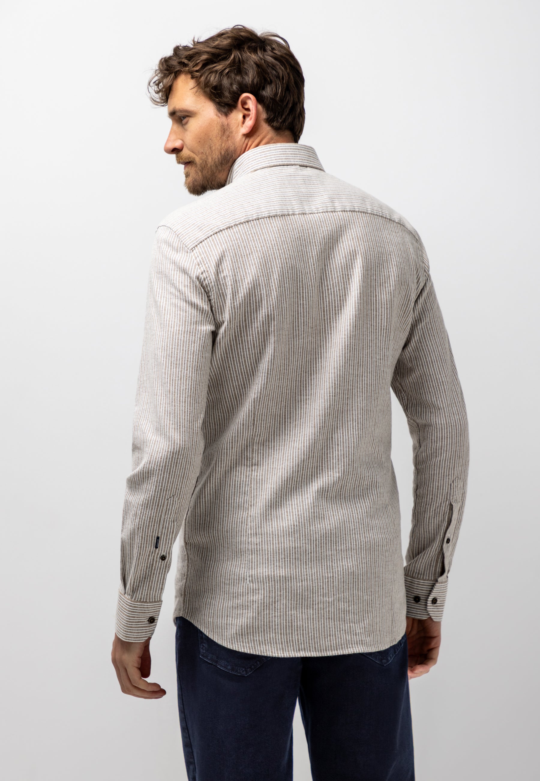 Striped shirt with organic cotton