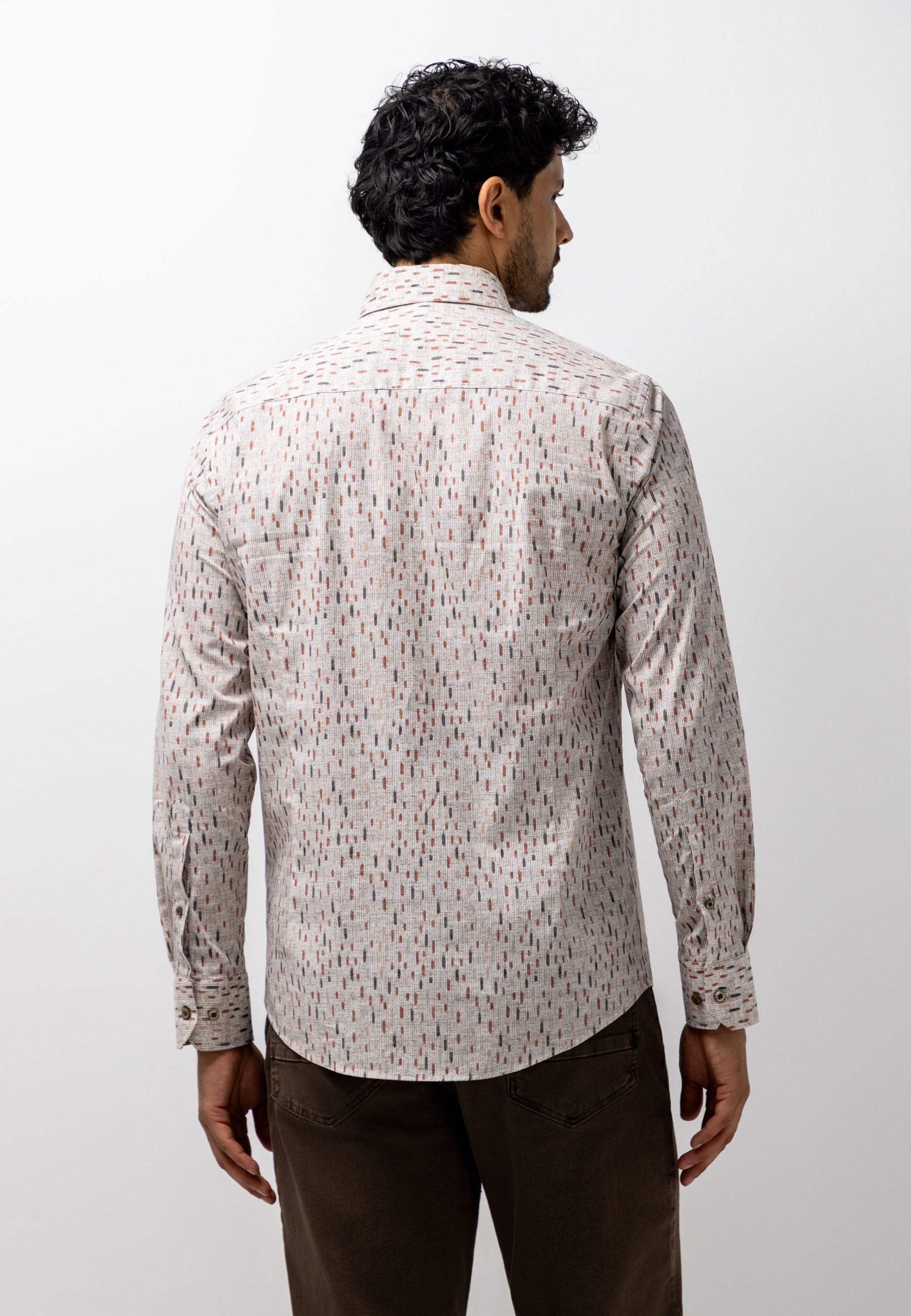 Poplin shirt with chest pocket