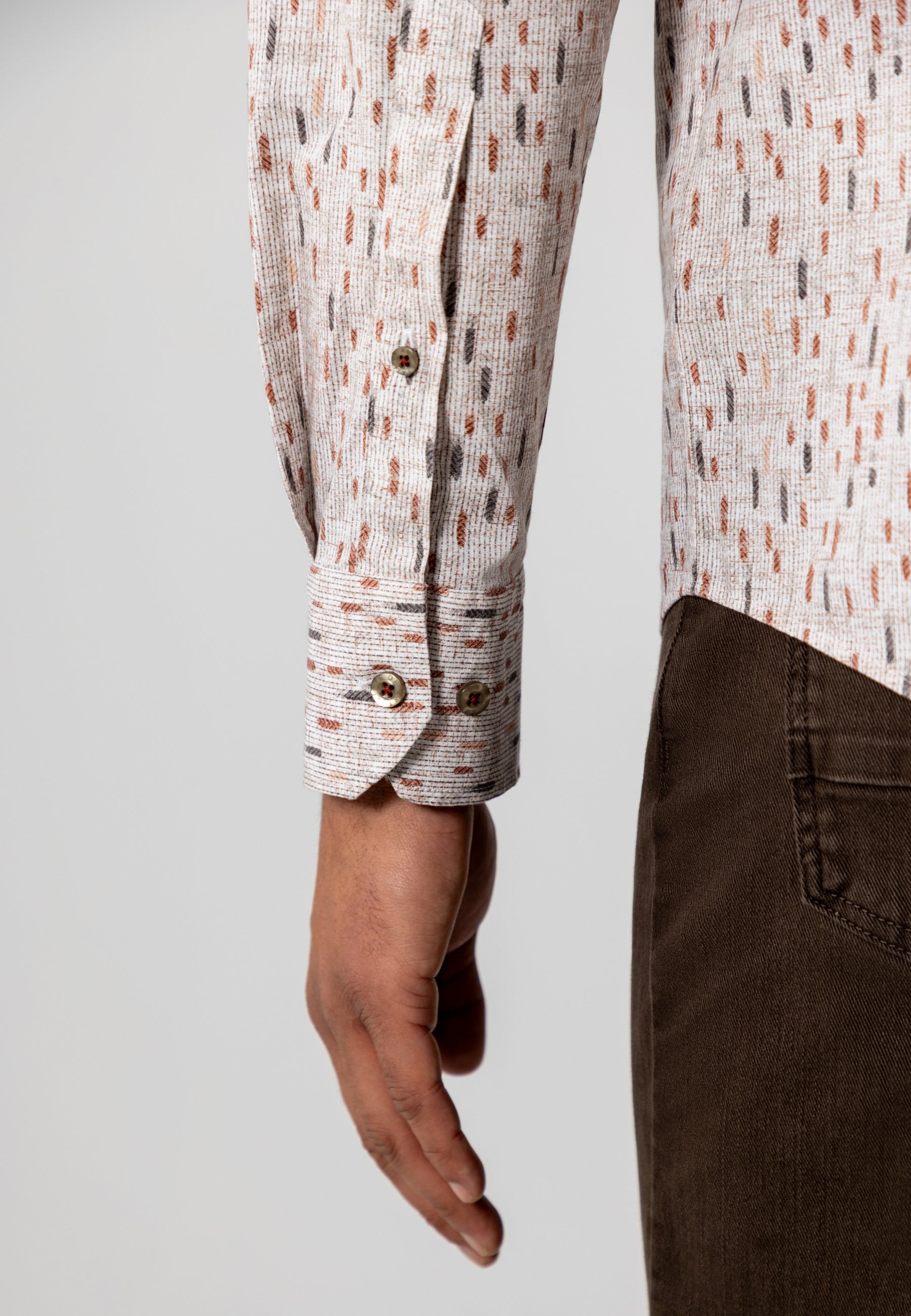 Poplin shirt with chest pocket