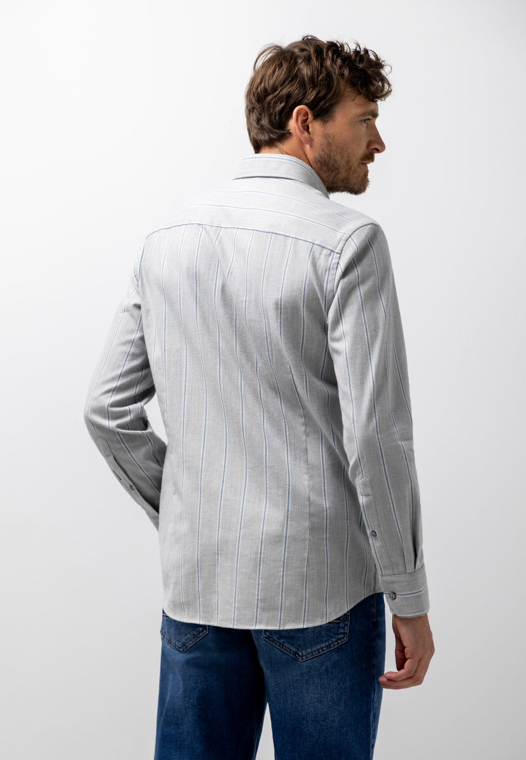 Striped shirt with organic cotton