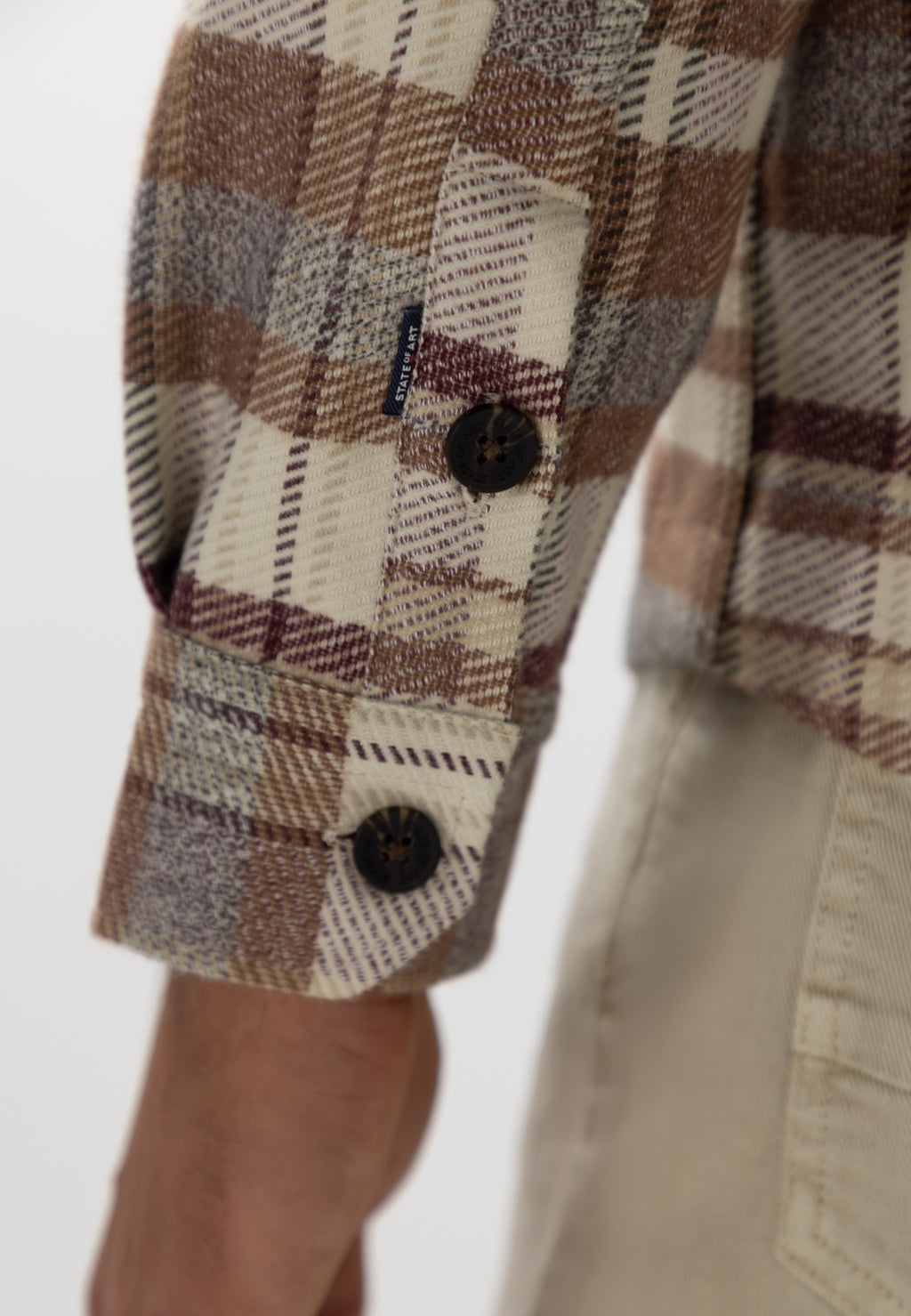 Overshirt aus Baumwolle mit Karomuster