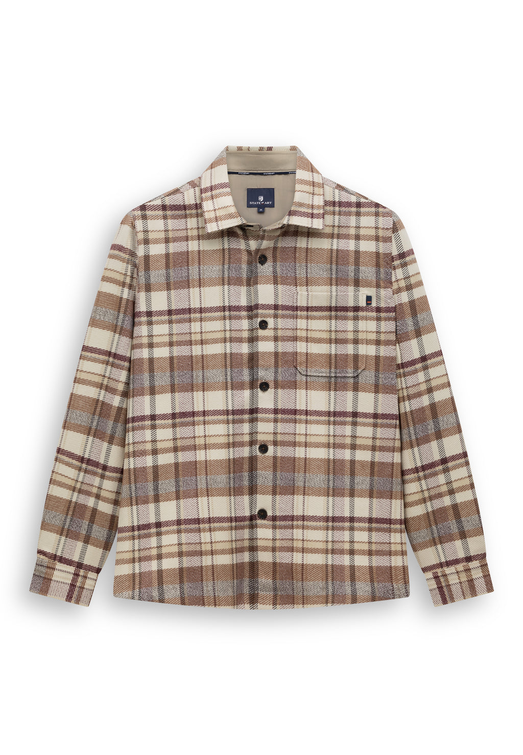 Overshirt aus Baumwolle mit Karomuster