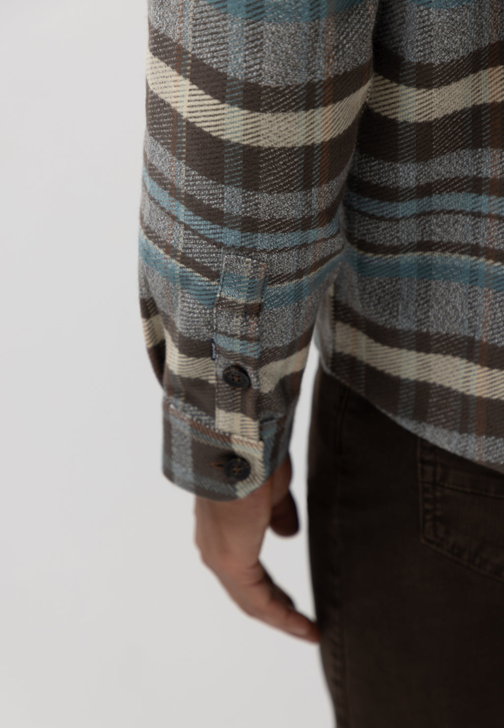 Overshirt aus Baumwolle mit Karomuster