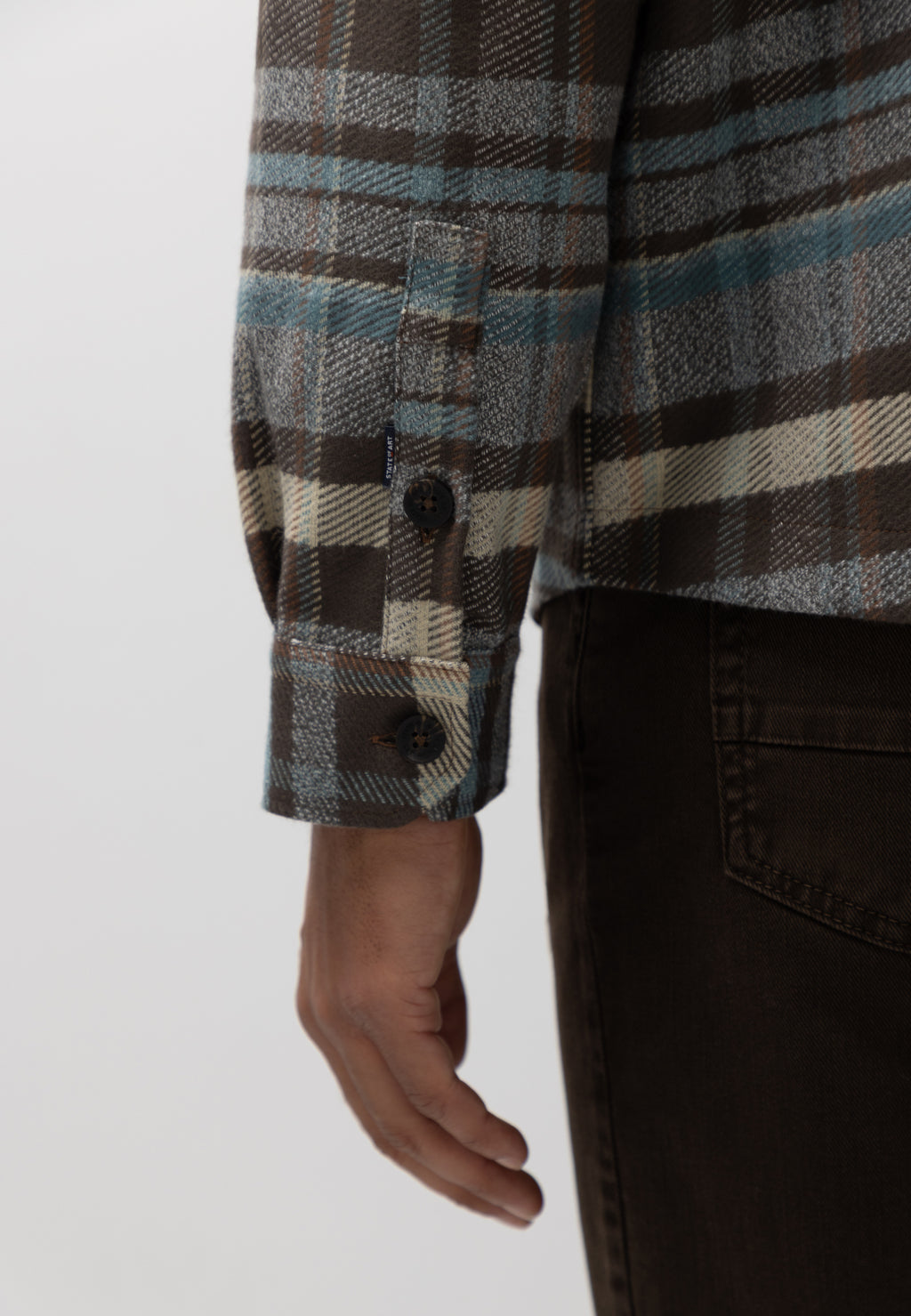 Overshirt aus Baumwolle mit Karomuster