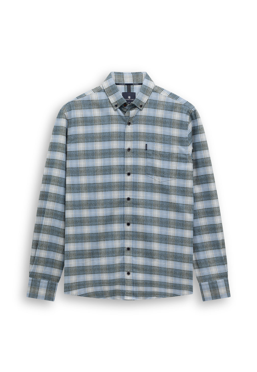 Checked organic cotton shirt