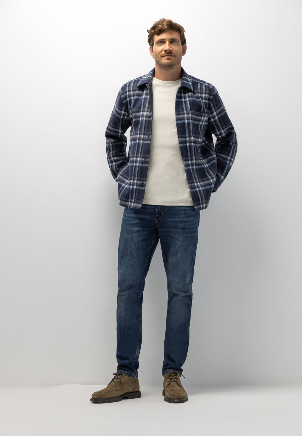 Overshirt met ruitdessin