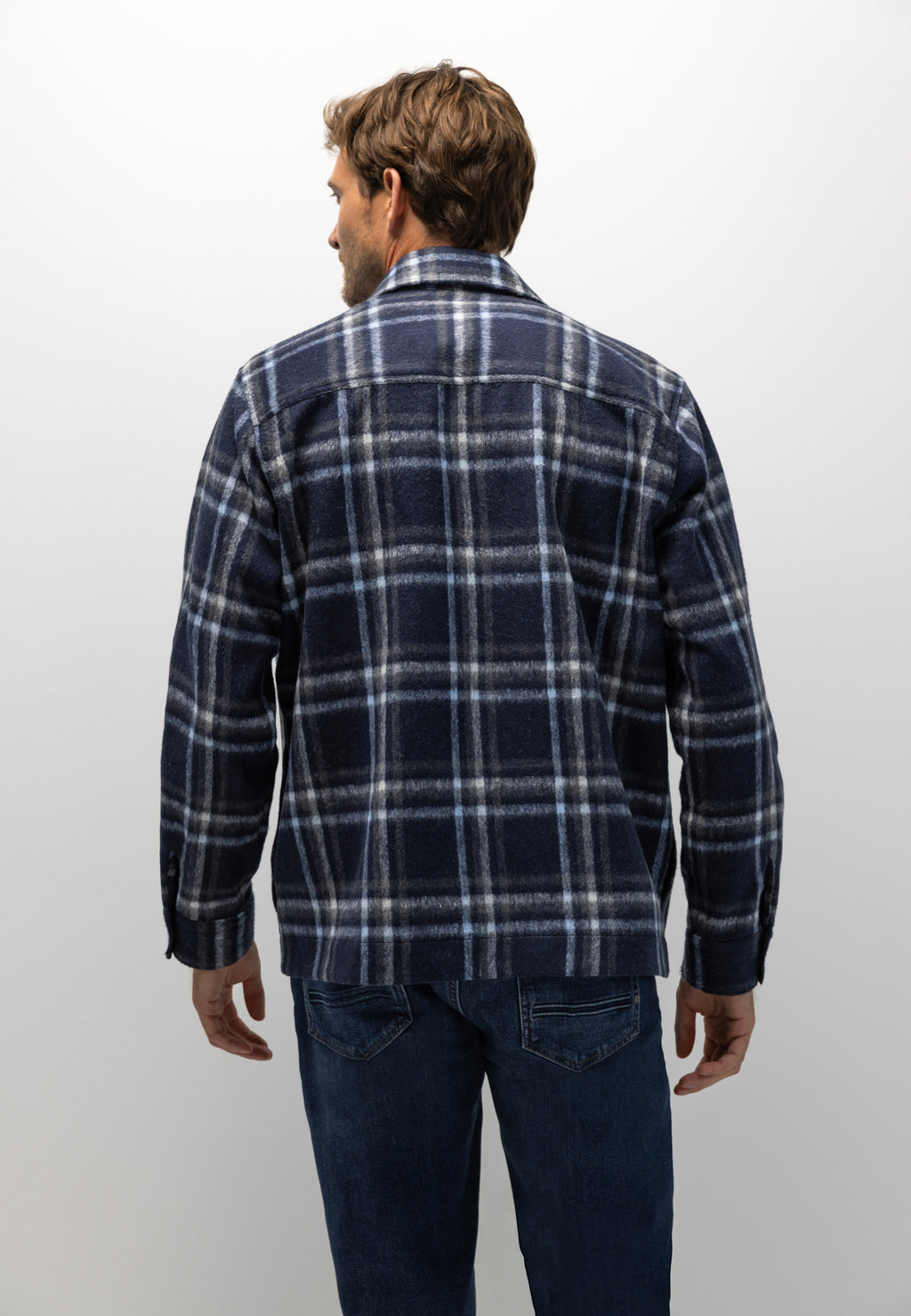 Overshirt met ruitdessin