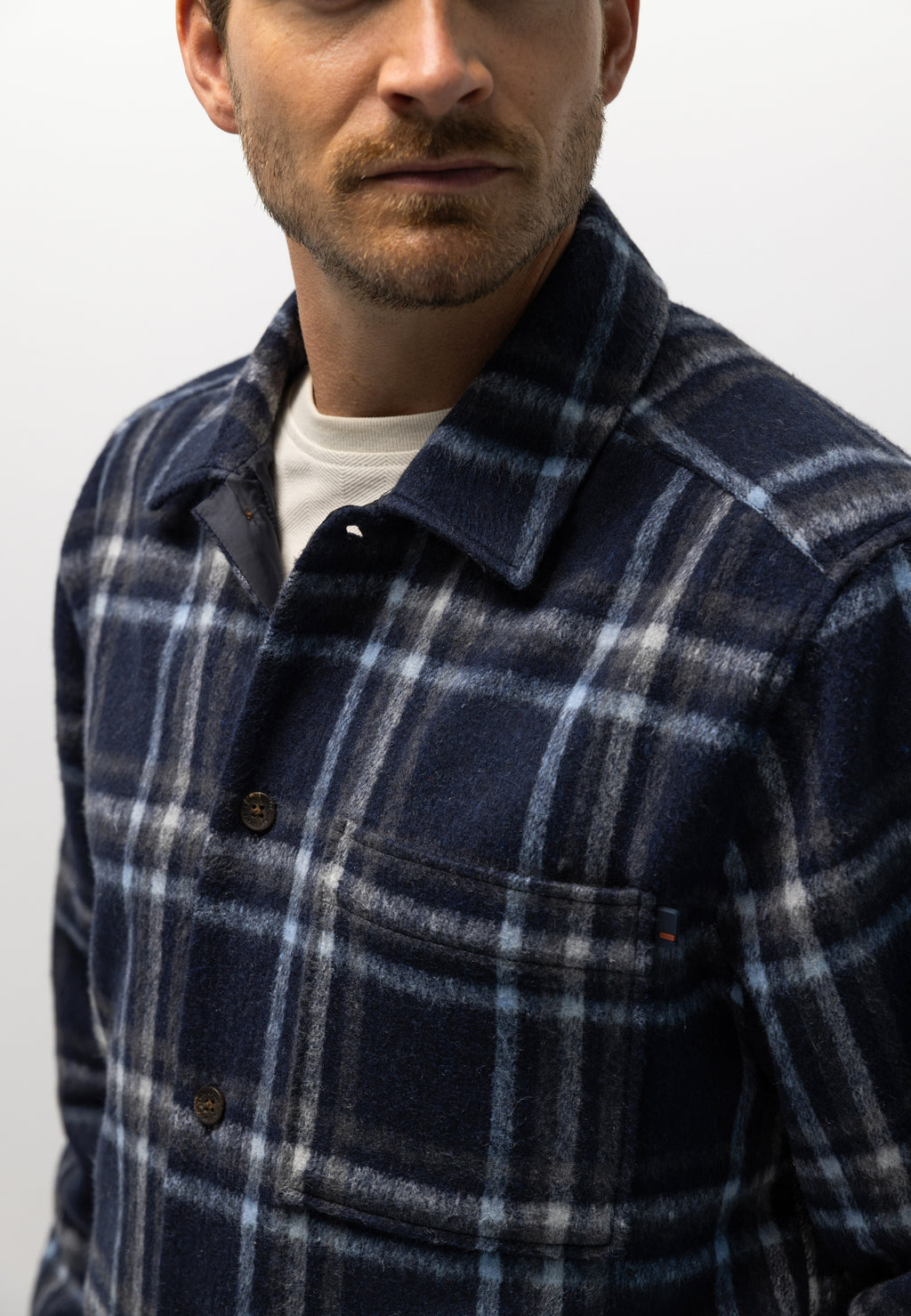 Overshirt met ruitdessin