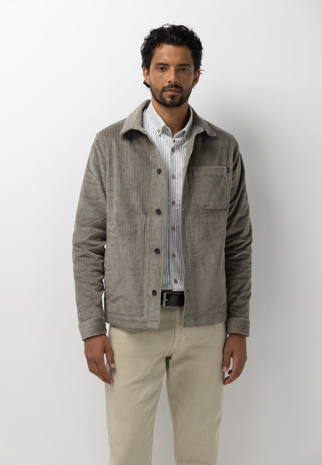 Overshirt aus Cordstoff