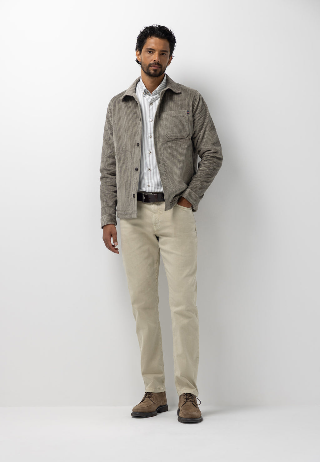 Overshirt aus Cordstoff