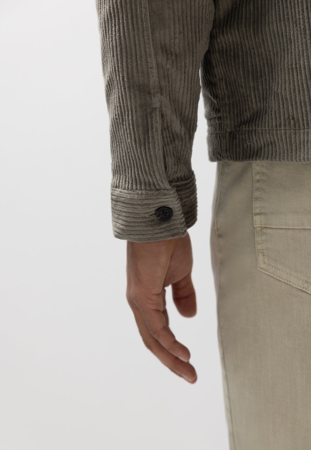 Overshirt aus Cordstoff