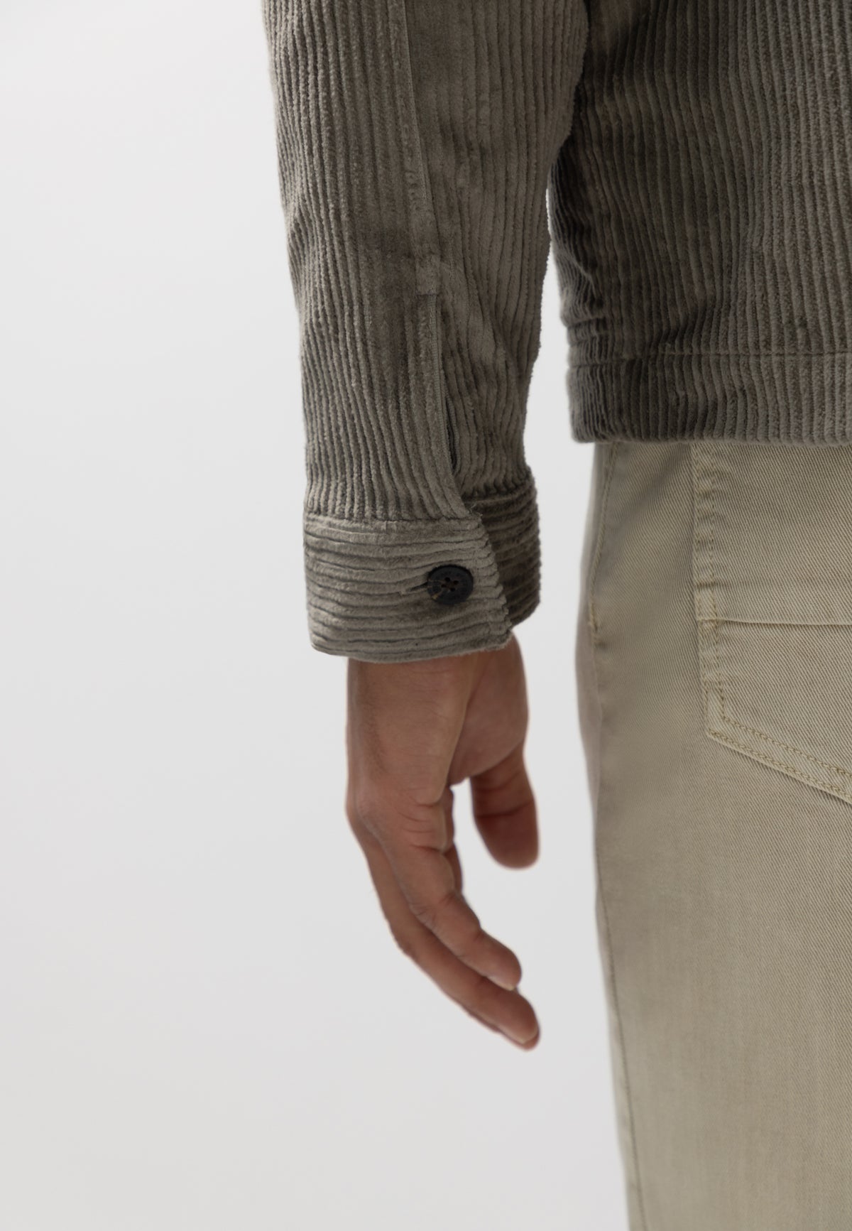 Overshirt aus Cordstoff