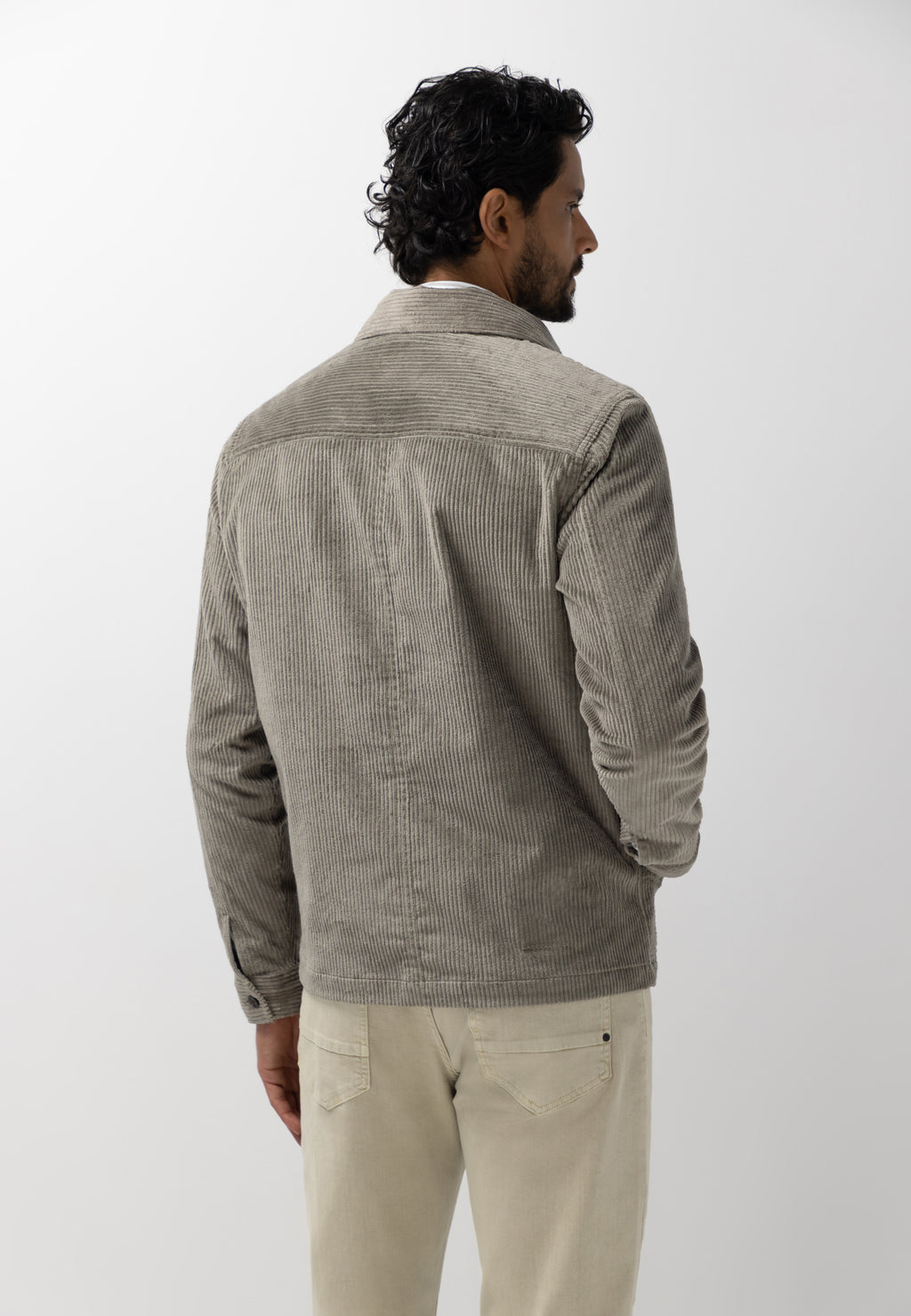 Overshirt aus Cordstoff