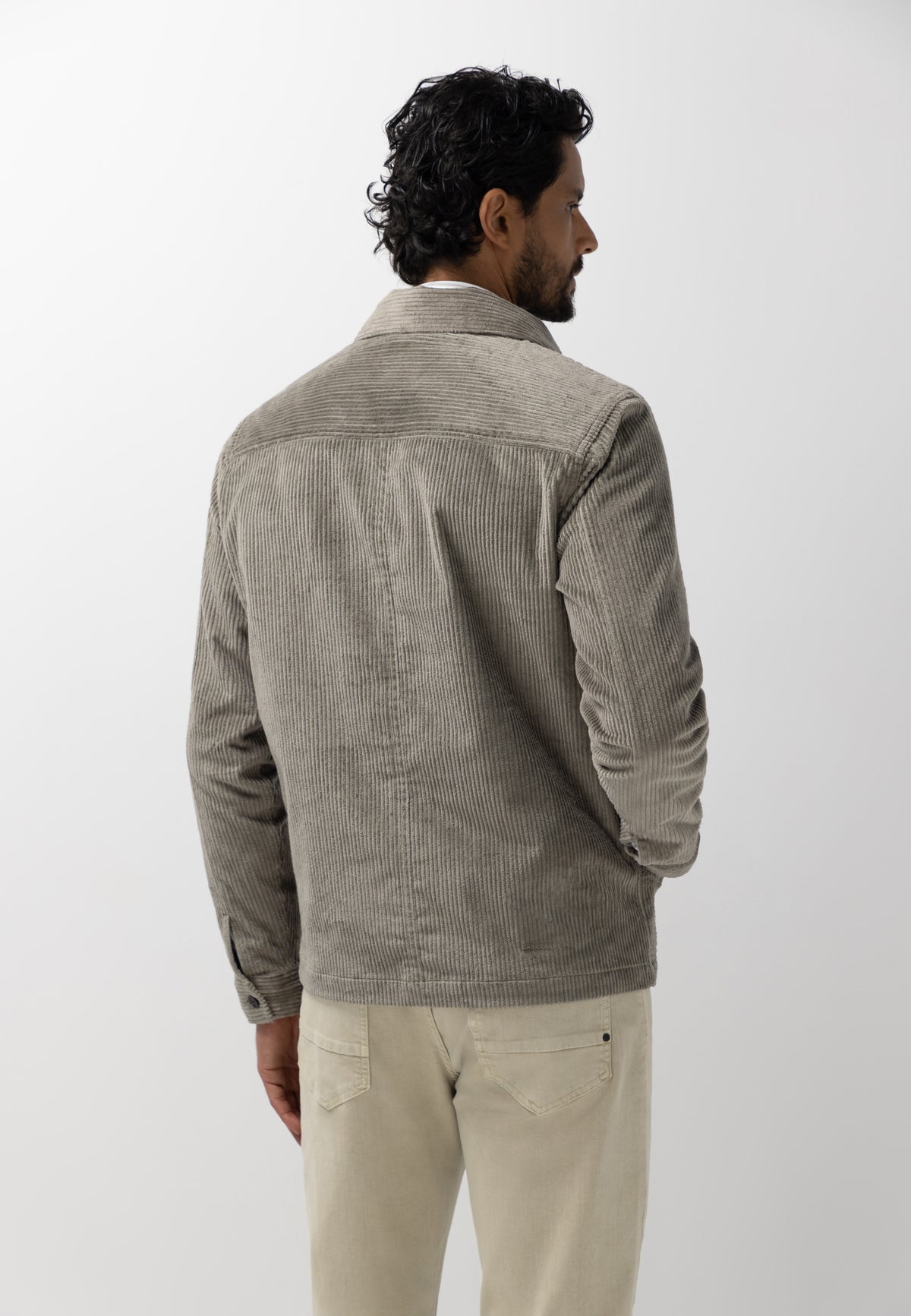 Overshirt aus Cordstoff