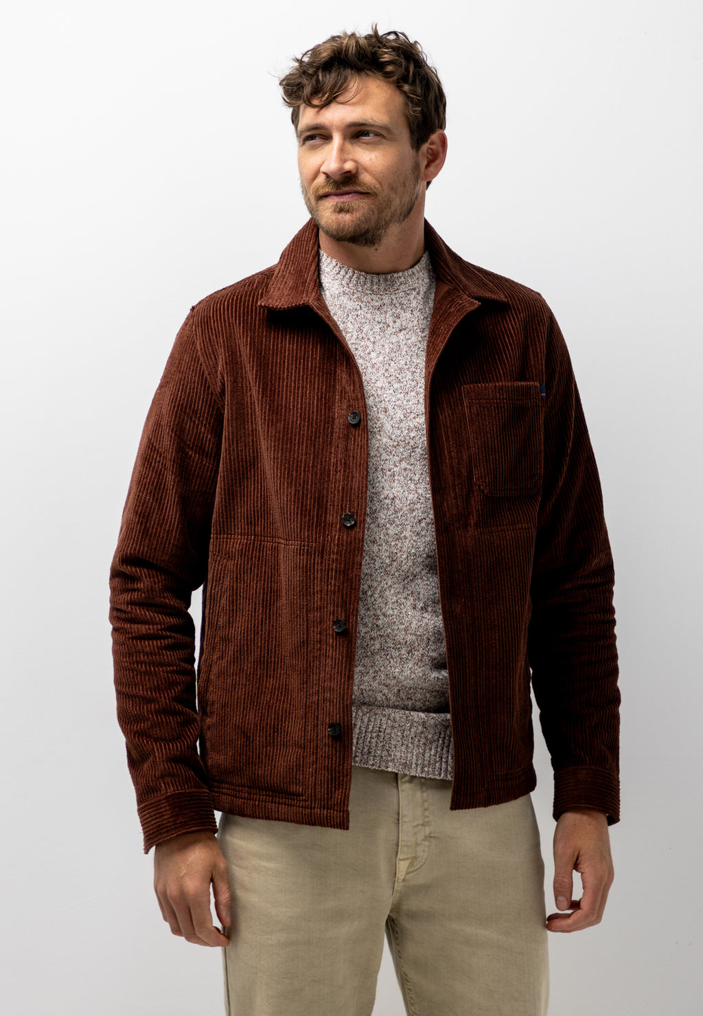 Corduroy overshirt
