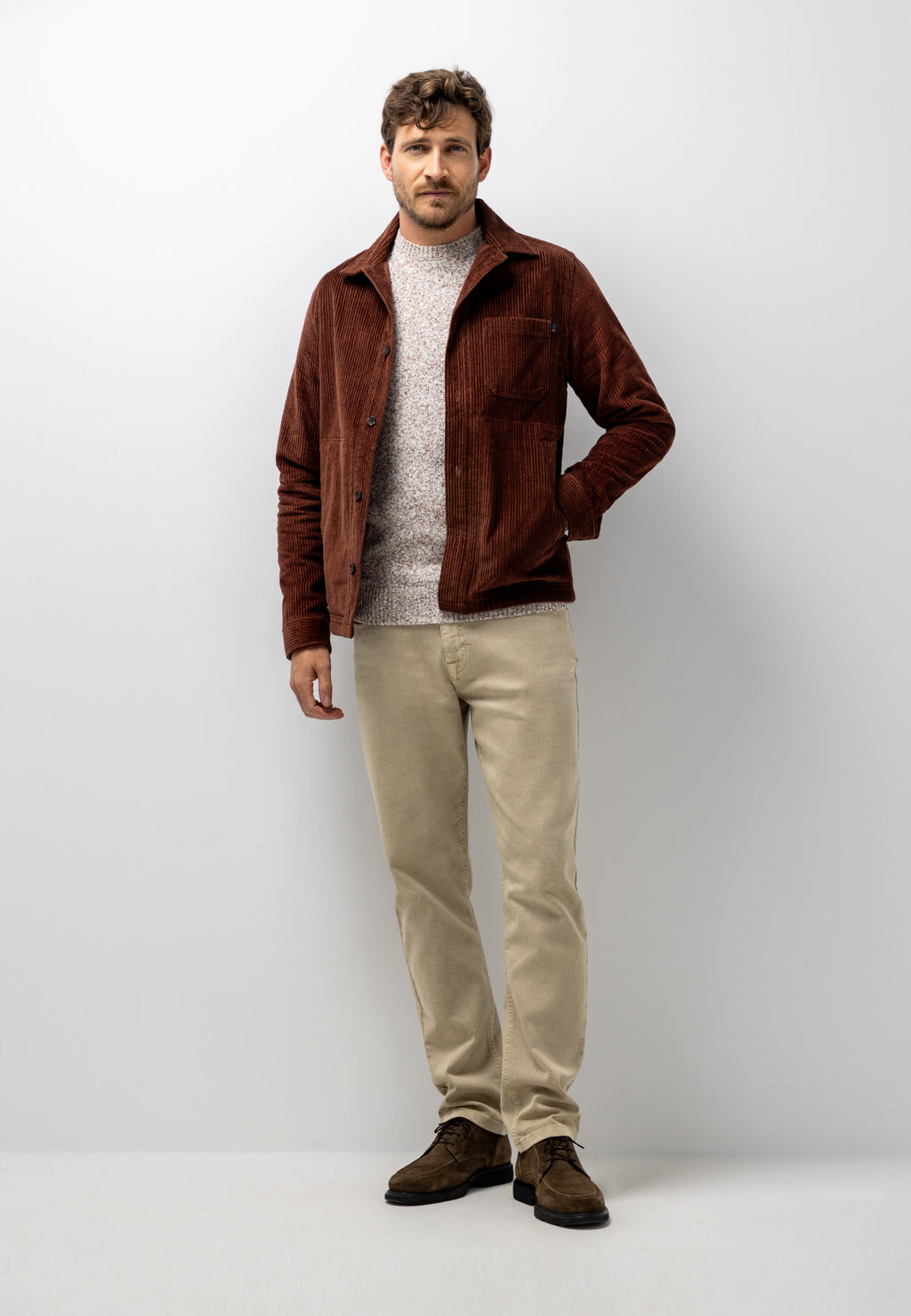 Corduroy overshirt