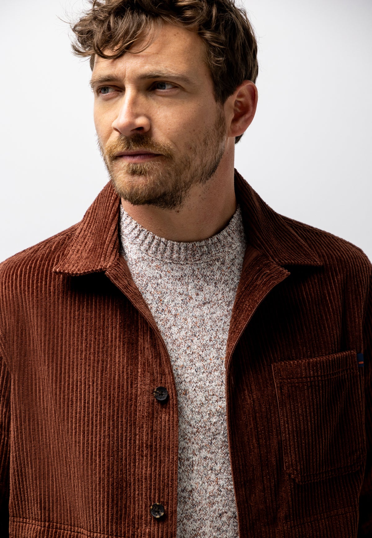 Corduroy overshirt