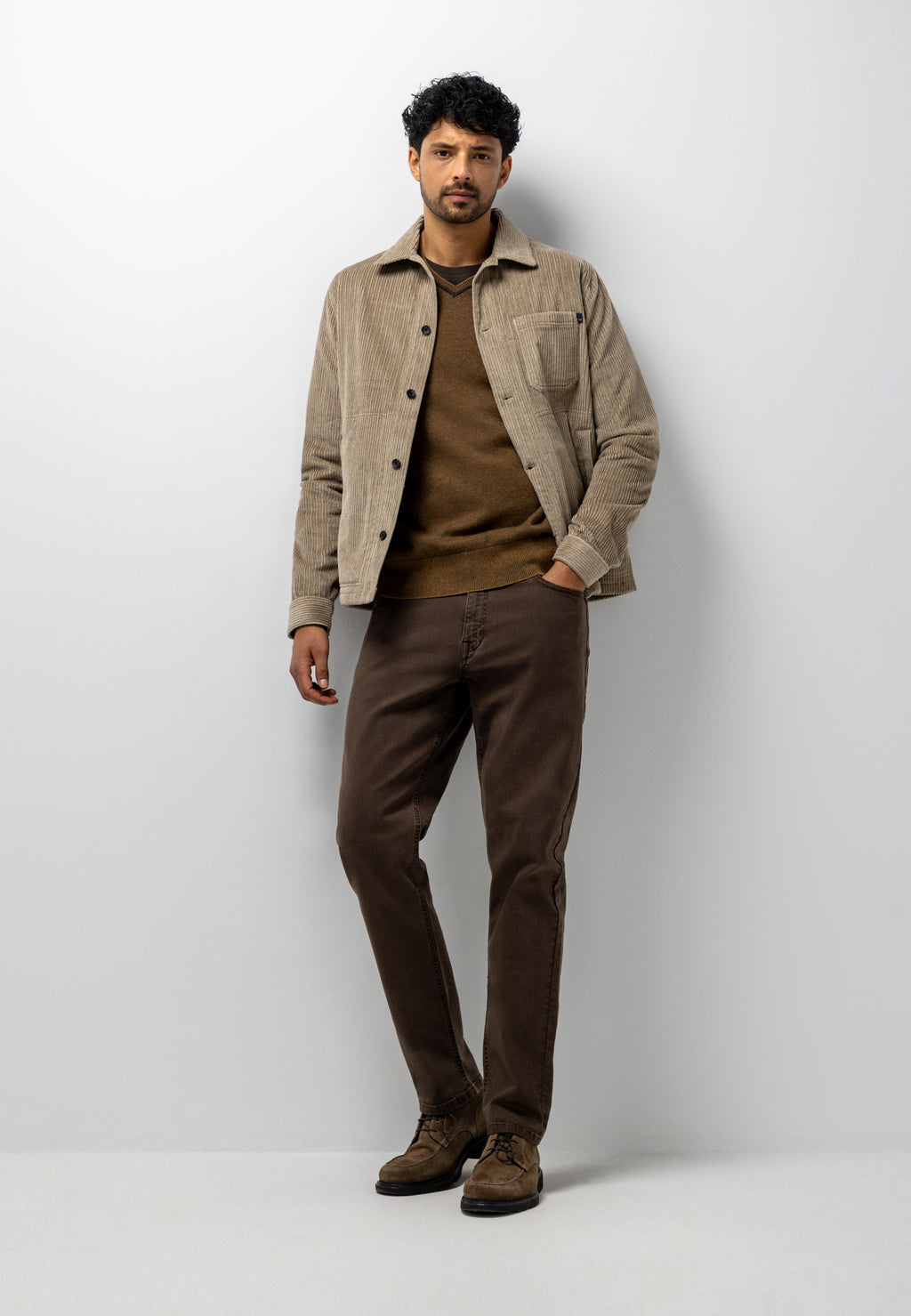 Corduroy overshirt
