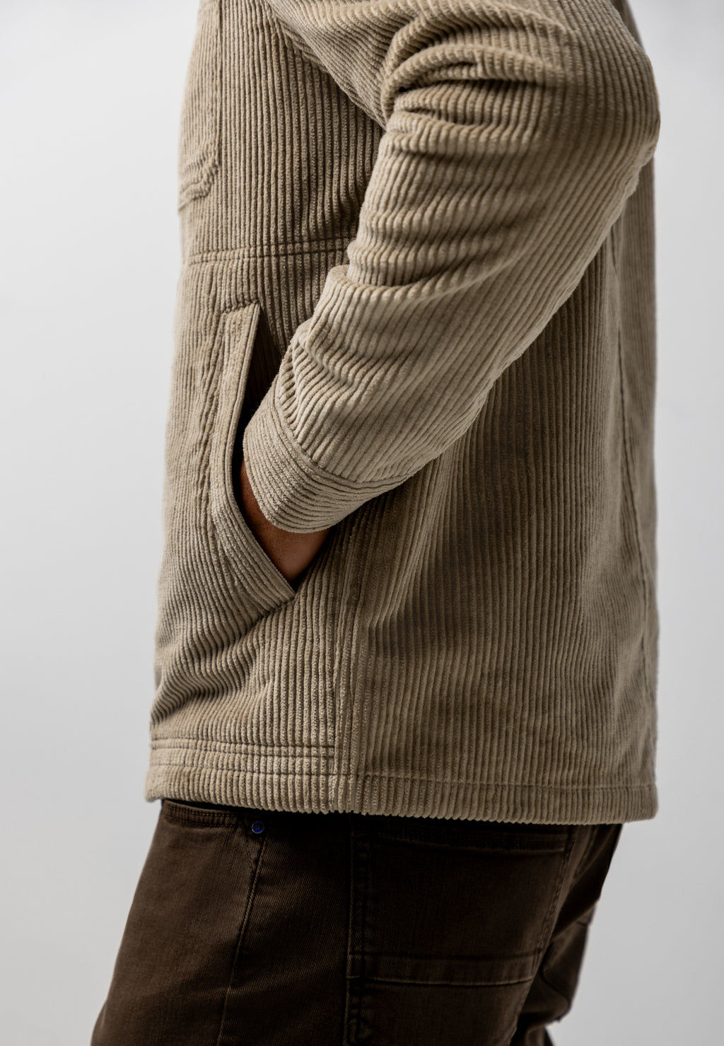 Corduroy overshirt
