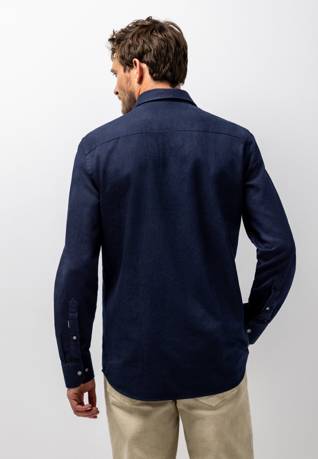 Denim overhemd van katoen