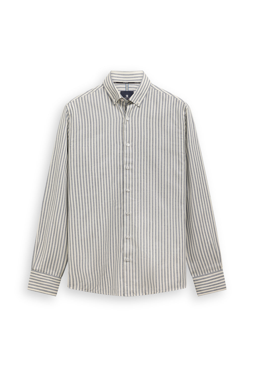 Shirt with striped pattern