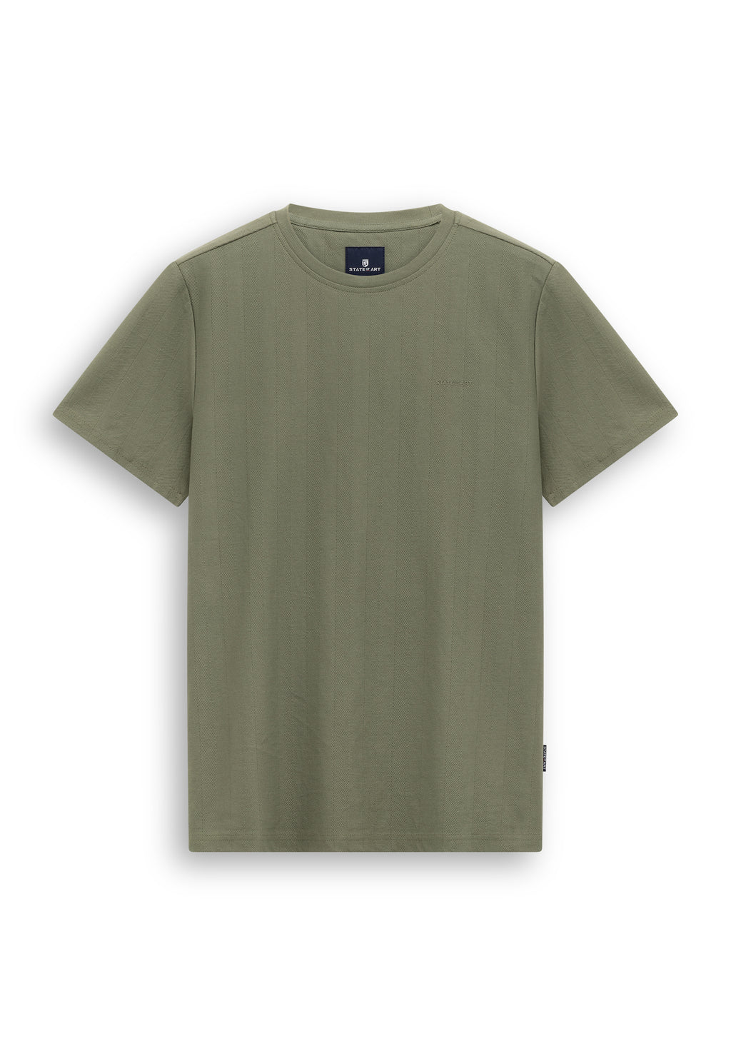 T-shirt met visgraatpatroon