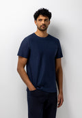 T-shirt met visgraatpatroon