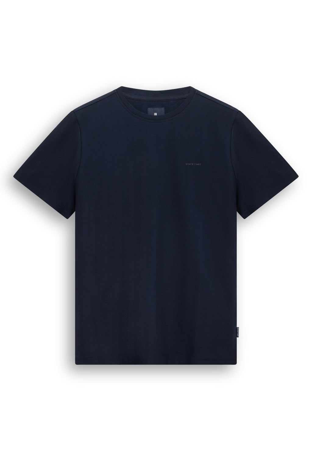 T-shirt met visgraatpatroon