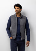 Bodywarmer in teddy fabric