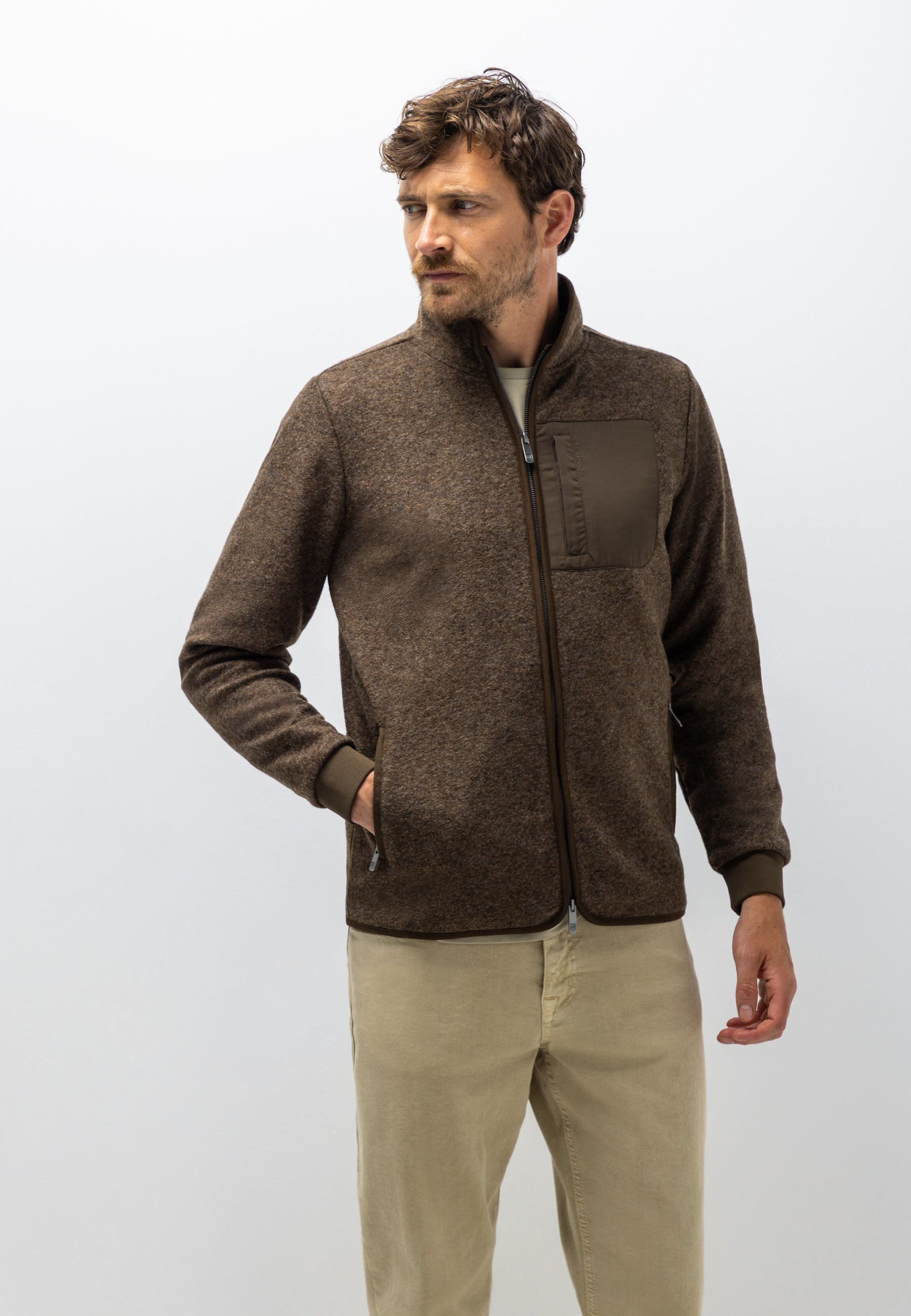 Gemêleerd sweatvest