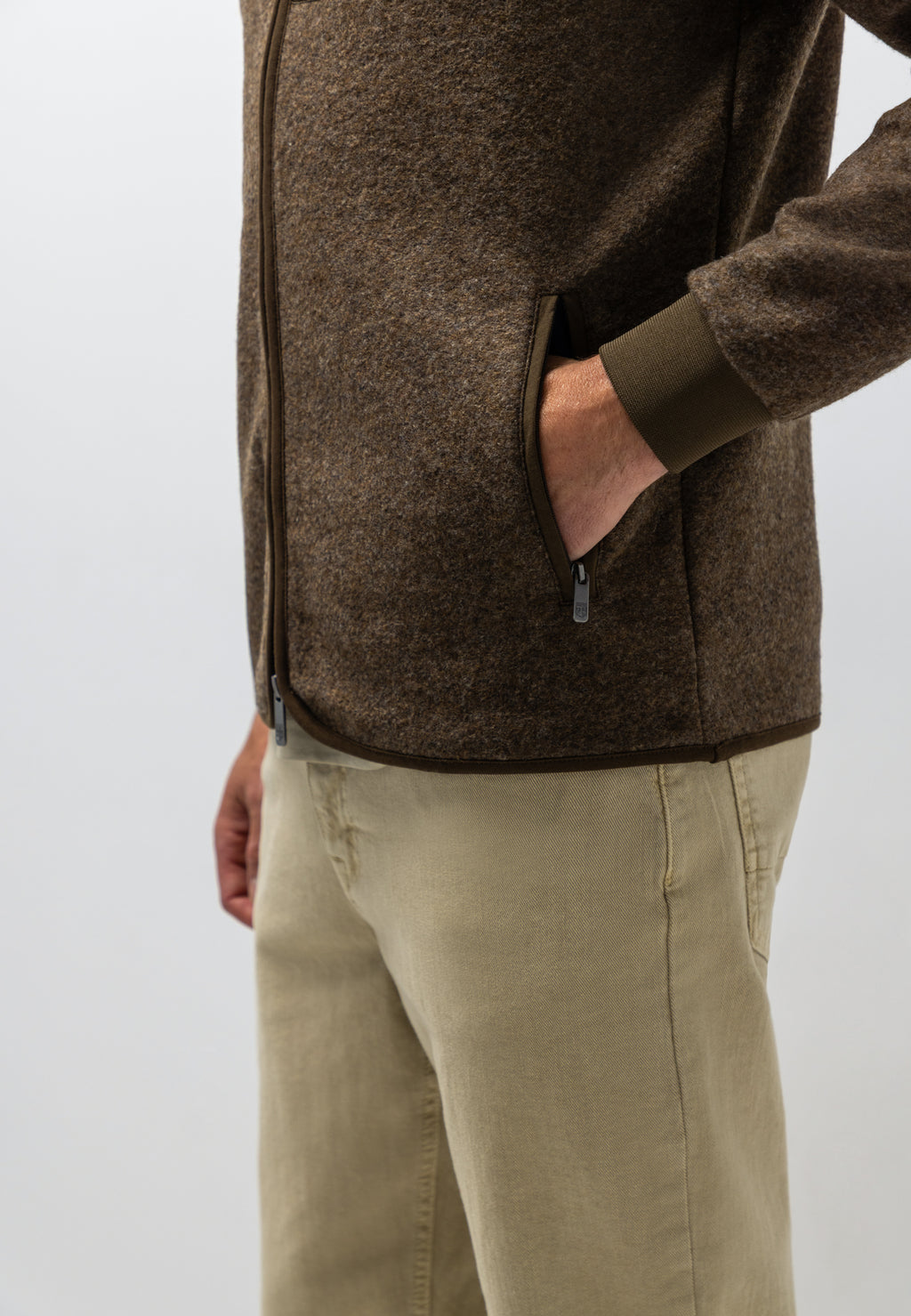 Gemêleerd sweatvest