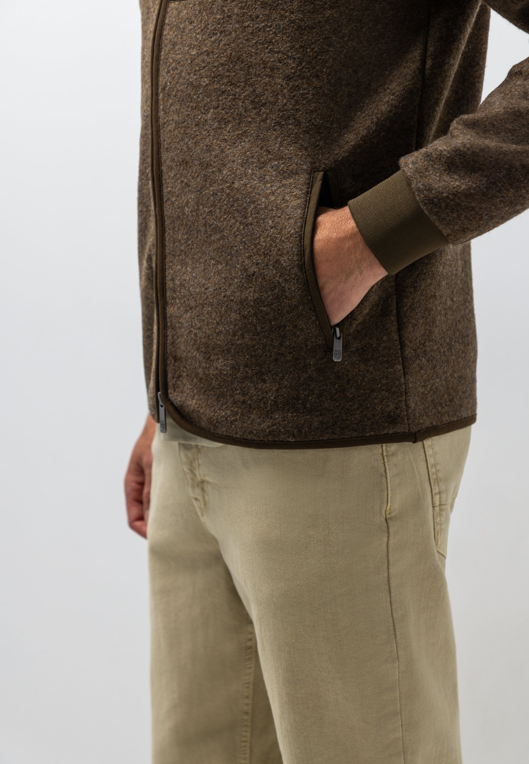 Gemêleerd sweatvest