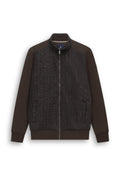 Double-knit sweat cardigan