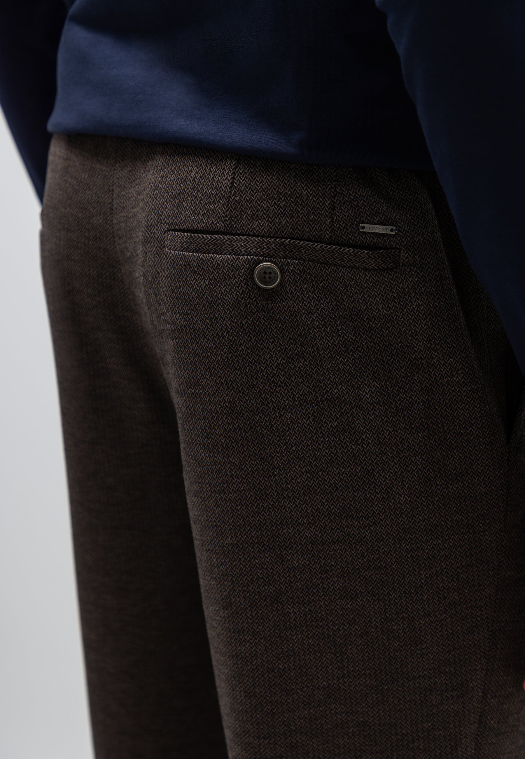 NAVIGATOR chino in stretchstof
