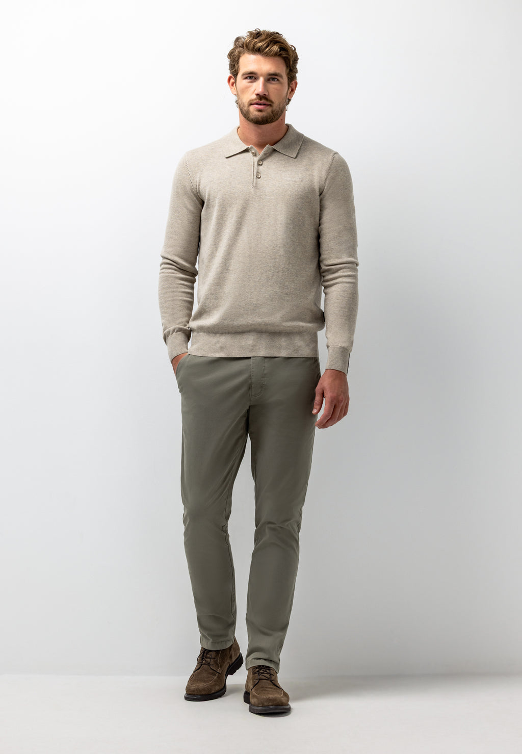 Chino NAVIGATOR en sergé stretch